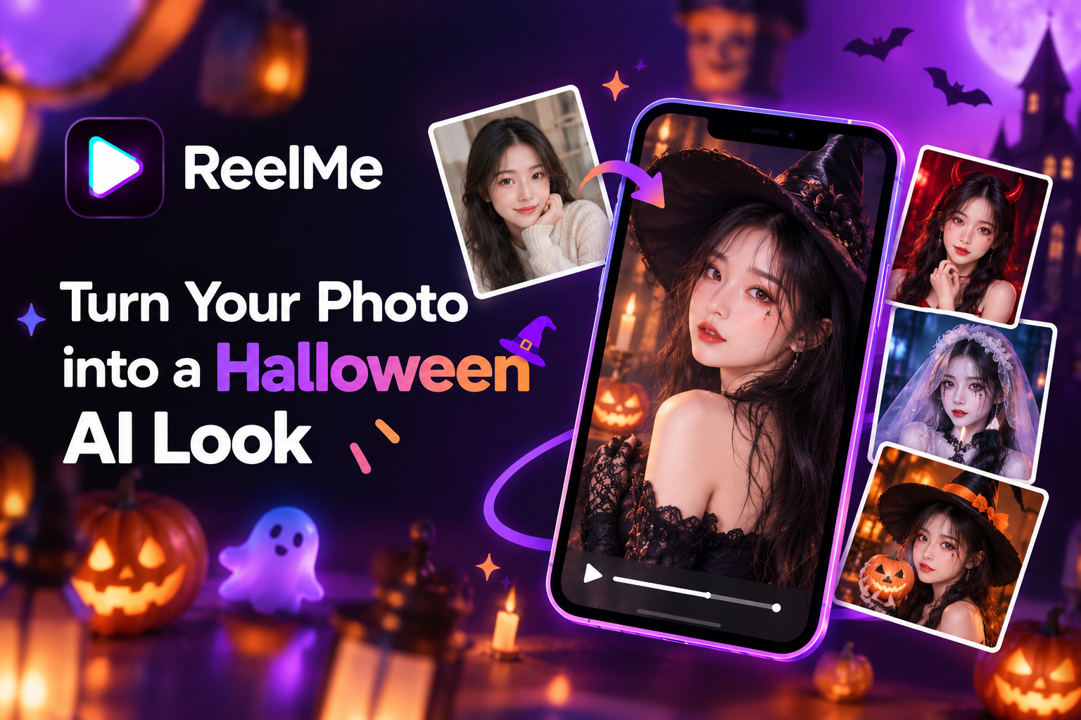 Turn Your Photo into a Halloween AI Look